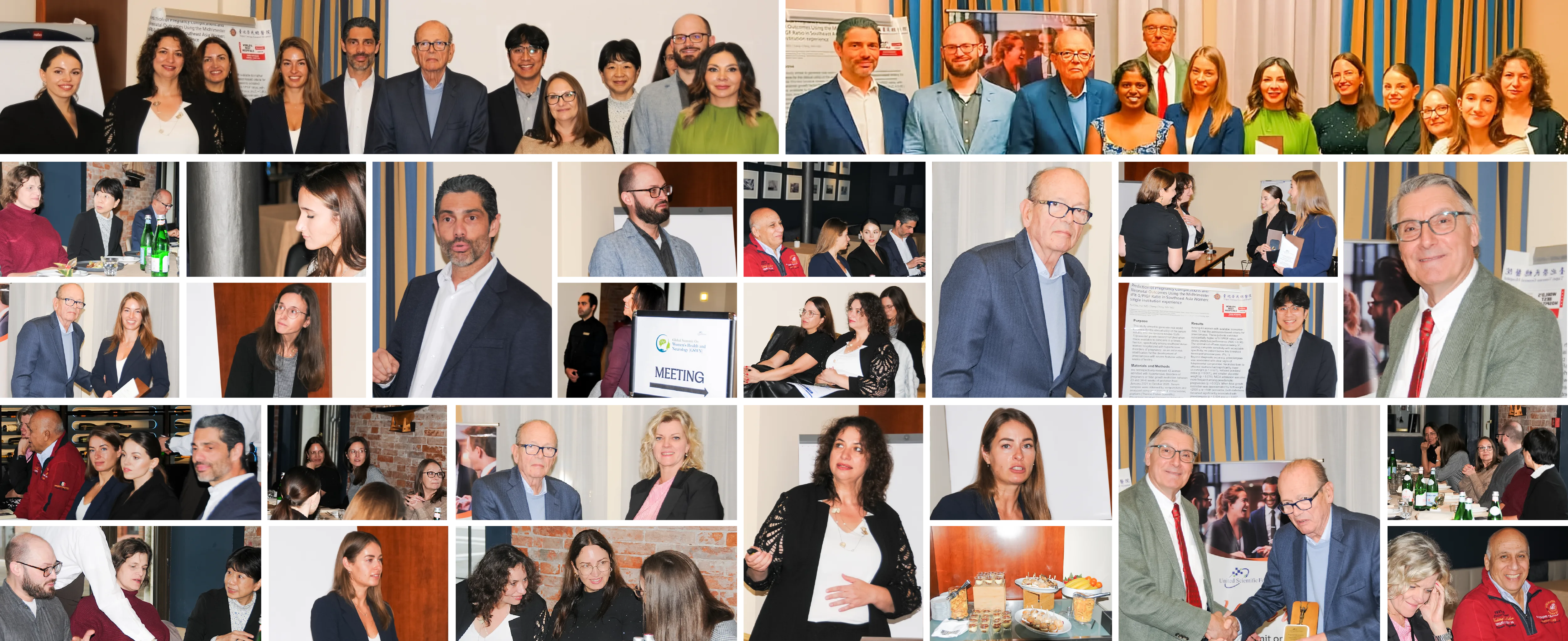 Networking, Research Presentations & Award Ceremony at an International Medical Conference